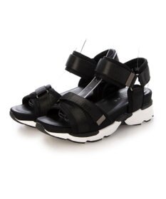 MODE ET JACOMO <carino>厚底クロスベルトスポーツサンダル