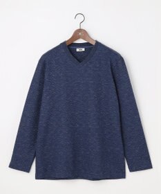 JOSEPH ABBOUD 【キングサイズ・上質な肌触りと美しい光沢感 】ブロックリンクス 長袖Ｔシャツ　26SSモデル