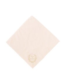 Maison de FLEUR リボンフレーム刺繍タオルハンカチ