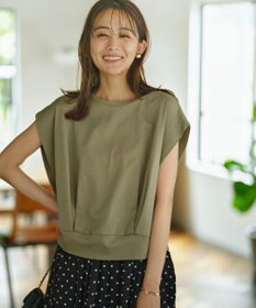 組曲 L 【WEB限定】コンシャスジャージーフレンチスリーブカットソー