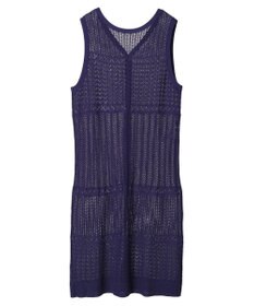 Green Parks すかし柄ロングベスト