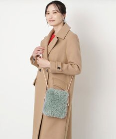 MOONBAT 【ファーバッグ 】2WAYスマートフォンポシェット  フェイクファー