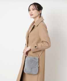 MOONBAT 【ファーバッグ 】2WAYスマートフォンポシェット  フェイクファー