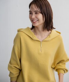 ANY 【洗える】スウェットライクフーディ