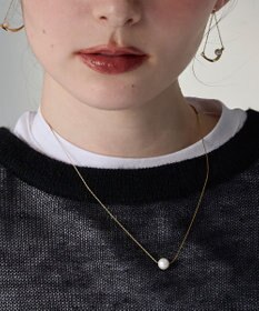 Phoebe 【金属アレルギー対応】ワントップパールネックレス　ゴールド/サージカルステンレス