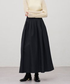 uncrave ヴィンテージタフタ フレアスカート ブラック