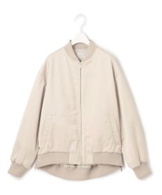 ICB 【洗える】 マットサテン MA-1ブルゾン