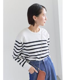 Te chichi ボーダーボックスシルエットプルオーバー