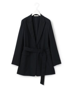 ICB 【洗える】 ウールマットウース ベルト付きジャケット