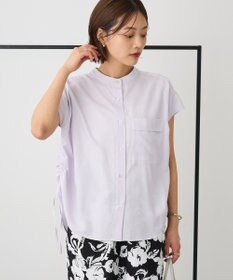 CRAFT STANDARD BOUTIQUE バンドカラーサイドドロストシャツ
