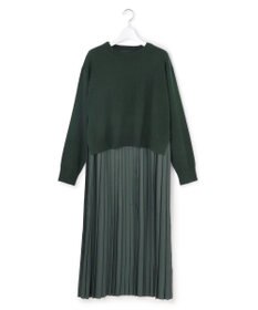 23区 L ニットセットアップ プリーツコンビ ワンピース