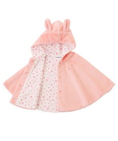 MIKI HOUSE HOT BISCUITS 【ミキハウス】【70-90cm】 マイクロファー マント