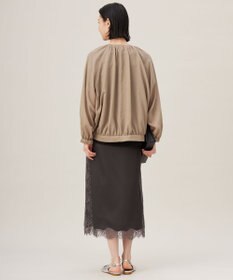 自由区 【洗える】メッシュ ブルゾン