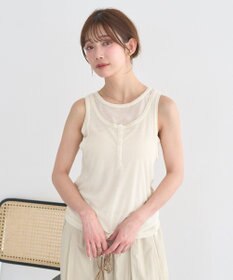 earth music&ecology 【SET】シアーフライスレイヤードタンクトップ