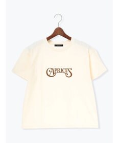 Te chichi パール&ロゴプリントTシャツ