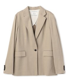 BEIGE， MICA / リネンブレンドテーラードジャケット
