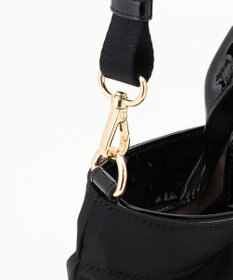 LA BAGAGERIE ツイルナイロン×エナメル 2WAYトートバッグ Sサイズ