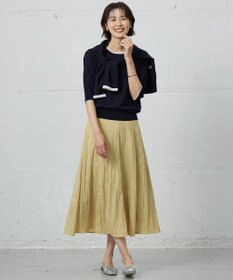 J.PRESS LADIES L 【洗える・ニットセット】TRIM TWIN ニット