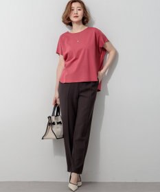 23区 【Oggi・CLASSY.掲載】ストレッチジョーゼット テーパード パンツ