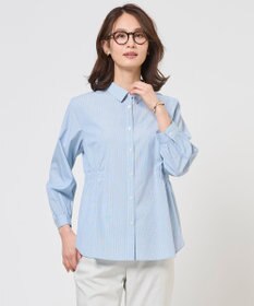 J.PRESS LADIES S 【WEB限定カラーあり】コンパクトエステネージュ シャーリング ブラウス