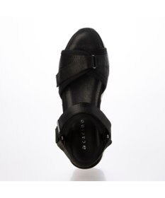 MODE ET JACOMO <carino>厚底クロスベルトスポーツサンダル