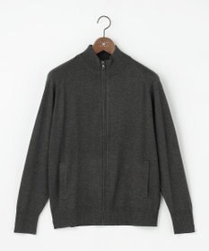 JOSEPH ABBOUD 【チクチクしない/イージーケア/3シーズン対応/サスティナブル】SNOWY  スタンドジップカーディガン グレー系