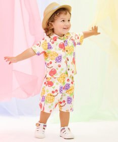 MIKI HOUSE HOT BISCUITS 【ビーンズ×フルーツシリーズ】【80-120cm】オープンカラーシャツ