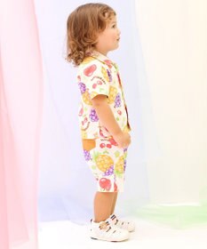 MIKI HOUSE HOT BISCUITS 【ビーンズ×フルーツシリーズ】【80-120cm】オープンカラーシャツ