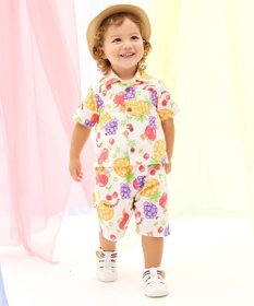 MIKI HOUSE HOT BISCUITS 【ビーンズ×フルーツシリーズ】【80-120cm】オープンカラーシャツ