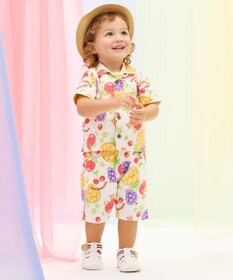 MIKI HOUSE HOT BISCUITS 【ビーンズ×フルーツシリーズ】【80-120cm】オープンカラーシャツ