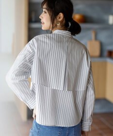 ANY SIS L クロップドヨークハオリ シャツ