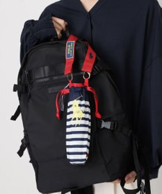 MOONBAT POLO RALPH LAUREN(ポロ ラルフローレン)ポロポニー ボーダー 折りたたみ傘 簡単開閉