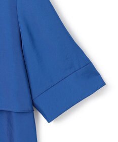 ICB L 【WEB限定・接触冷感・速乾・洗える】シルキーツイル 半袖クロップドシャツ