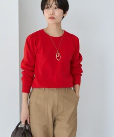 AMERICAN HOLIC エコカルットショルダータックニットプルオーバー