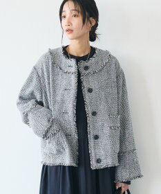 CRAFT STANDARD BOUTIQUE ツイードフリンジジャケット