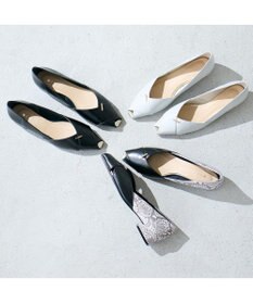 MODE ET JACOMO <carino>オープントゥパンプス