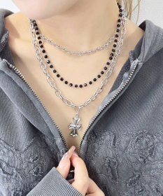 WEGO L3連クロスネックレス