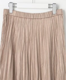 J.PRESS LADIES ライトマイクロスエード プリーツ スカート
