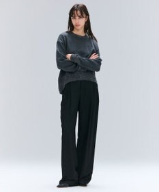 BEIGE， 【Oggi 10月号掲載】COBURN / シルク混2タックカーヴィーワイドパンツ