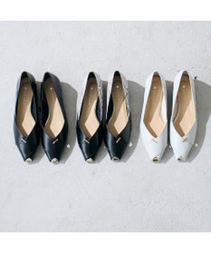 MODE ET JACOMO <carino>オープントゥパンプス