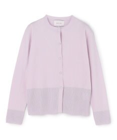 BEIGE， JULIE / コットンシルク クルーネックカーディガン