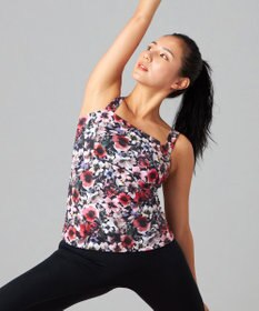 Chacott Chacott BALANCE ウォーターカラーフラワーブラトップ