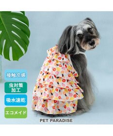 PET PARADISE リサとガスパール エコメイド ワンピース《花柄》 小型犬