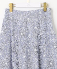 ANY SIS S 【洗える】フラワーレーシーオパール スカート