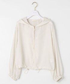 ANY SIS L 【洗える】シアー パーカー