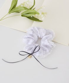 Maison de FLEUR すずらんプリントシュシュ