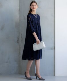 23区 L 【APPLAUDIR】フラワーサテンオパール ドレス