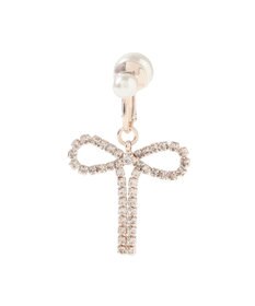 Maison de FLEUR ダイヤレーンリボンイヤリング