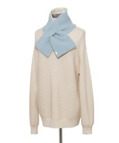 MOONBAT MACKINTOSH PHILOSOPHY(マッキントッシュ フィロソフィー）【ギフトBOX付】ウール100％ リバーシブル ニット マフラー ユニセックス 日本製