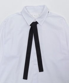 WEGO 【ユニセックス着用ITEM/MLサイズ展開】TRボウタイシャツ（LS）